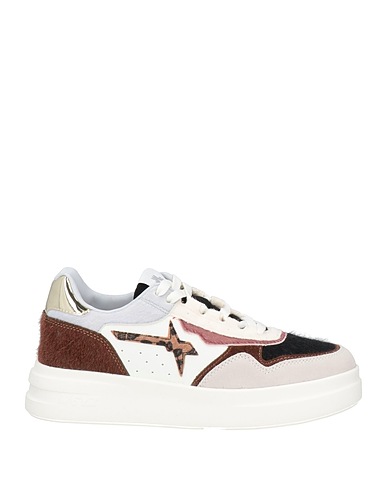 W6YZ Sneakers Black Leather, Textile fibers