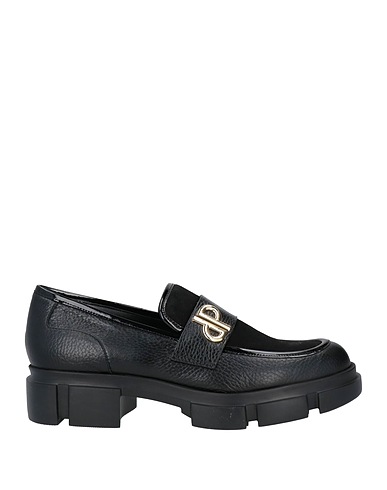 POLLINI Loafers Black Leather