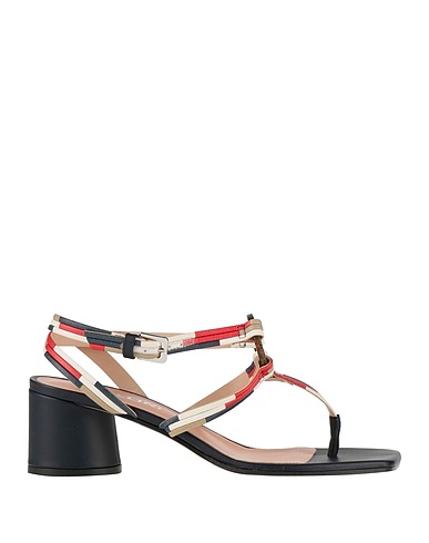 POLLINI Flip flops Ivory Leather