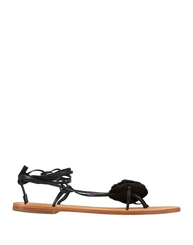 ALOHAS Infradito Nero Pelle