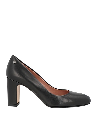 POLLINI Court Black Leather