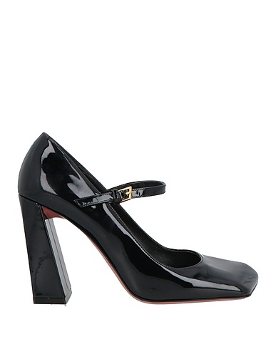 AMINA MUADDI Court Black Leather