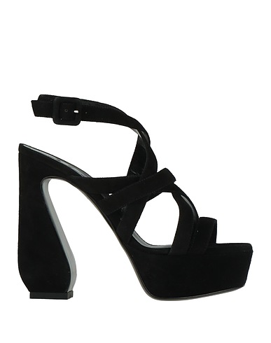 SI ROSSI by SERGIO ROSSI Sandals Black Leather