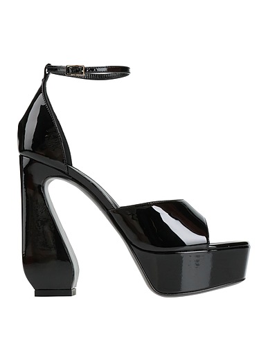 SI ROSSI by SERGIO ROSSI Sandals Black Leather