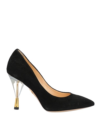 CHARLOTTE OLYMPIA Pumps Schwarz Leder