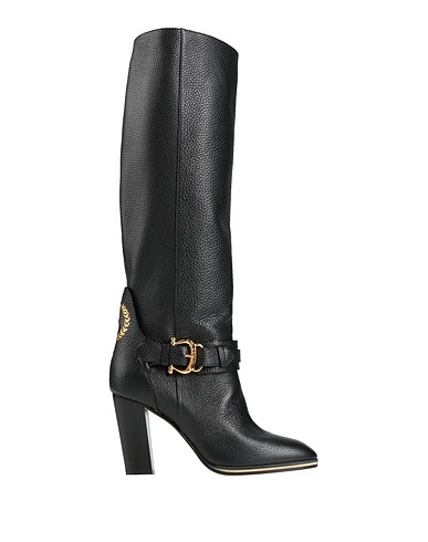 POLLINI Boots Black Leather