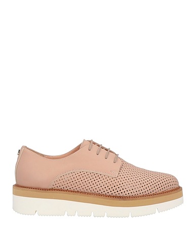 POLLINI Laced shoes Blush Leather