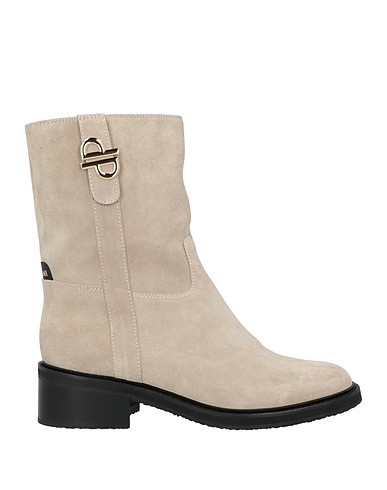 POLLINI Ankle boot Light grey Leather