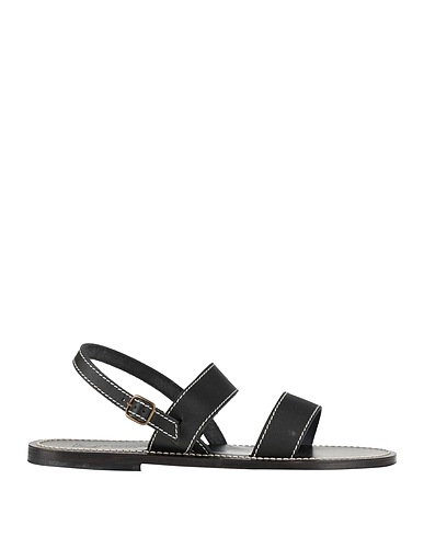 K.JACQUES ST. TROPEZ Sandals Black Leather