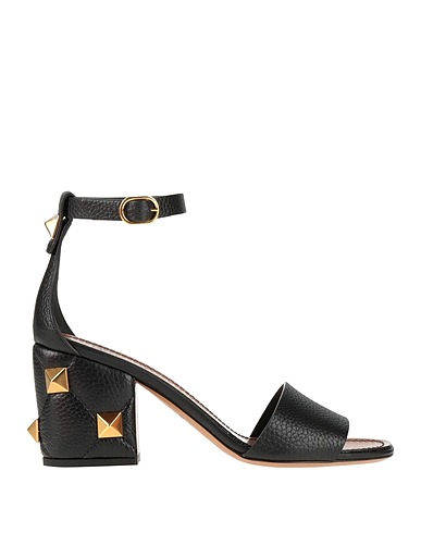 VALENTINO GARAVANI Sandals Black Leather