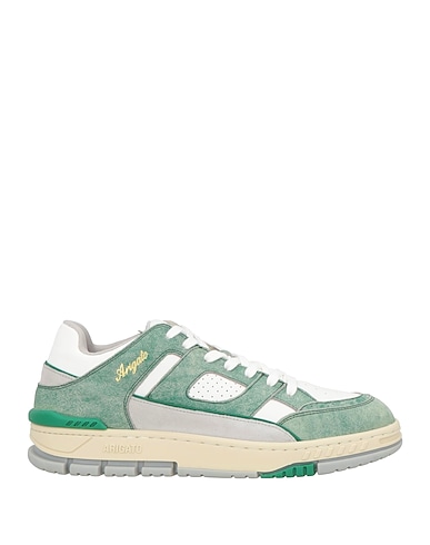 AXEL ARIGATO Sneakers Green Leather, Textile fibers