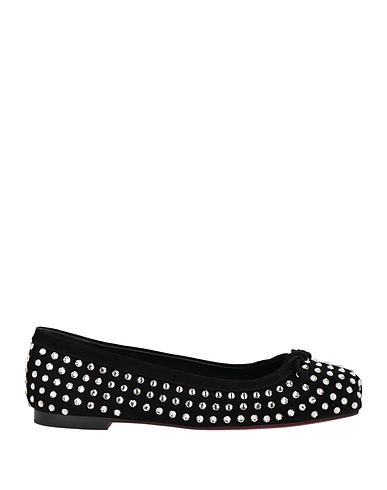 CHRISTIAN LOUBOUTIN Ballet flats Black Leather