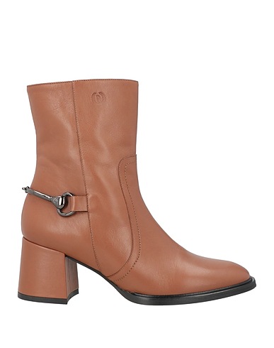 POLLINI Ankle boot Brown Leather