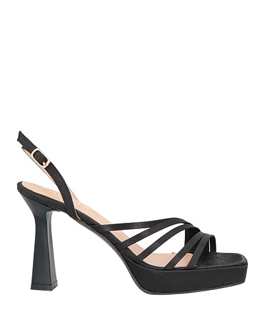 CINZIA SOFT Sandalen Schwarz Gewebefasern