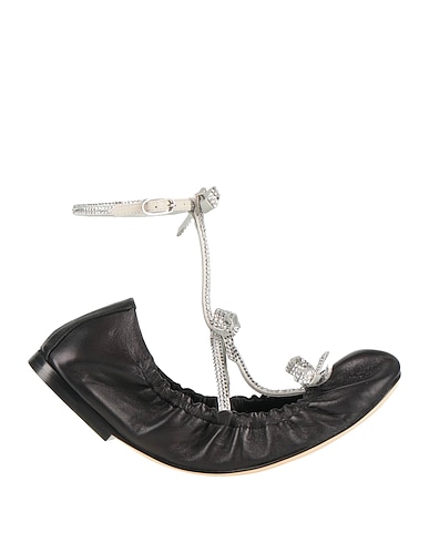 RENE' CAOVILLA Ballet flats Black Lambskin