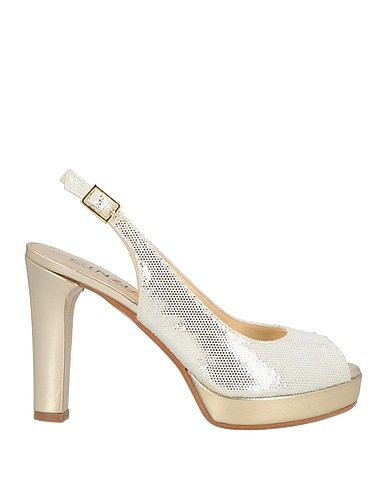 CINZIA SOFT Sandalen PLATINO Gewebefasern