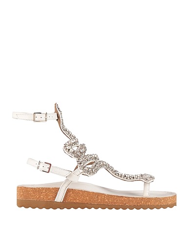 EKP COLLECTIONS Flip flops White Leather