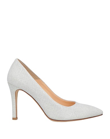 MELLUSO Pump Silver Textile fibers