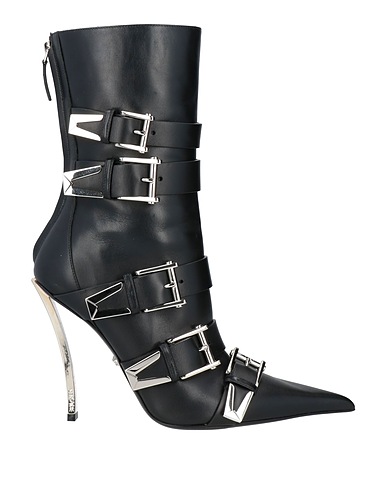 VERSACE Stivaletti Nero Pelle