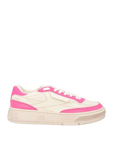 REEBOK Sneakers Ivory Leather, Textile fibers