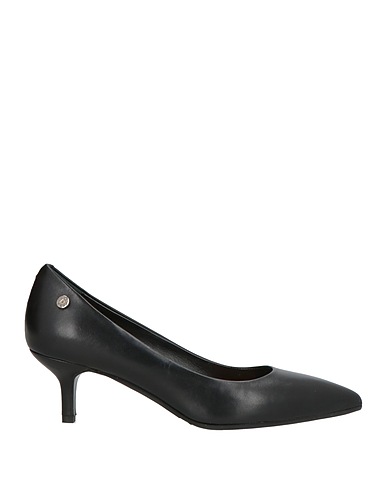 POLLINI Escarpins Noir Cuir de veau