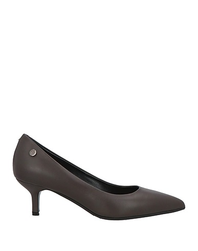 POLLINI Pump Dark brown Calfskin
