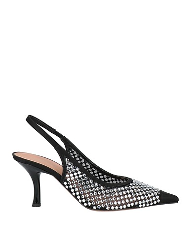 MALONE SOULIERS Court Black Textile fibres