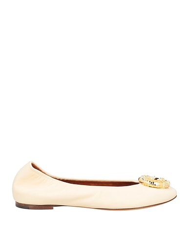 LANVIN Ballet flats Cream 100% Lambskin