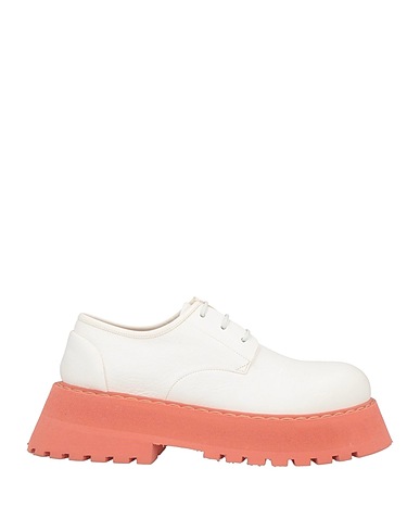 MARSÈLL Laced shoes White Leather
