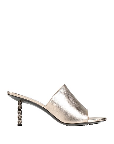 GIVENCHY Sandals Platinum 100% Calfskin