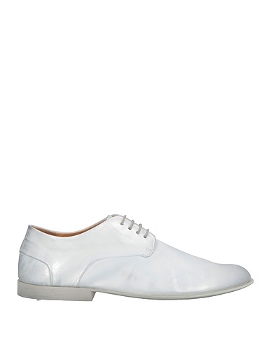 MARSÈLL Laced shoes Silver Calfskin