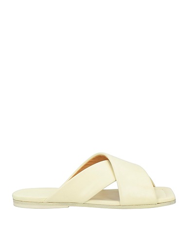 MARSÈLL Sandals Pastel yellow Calfskin
