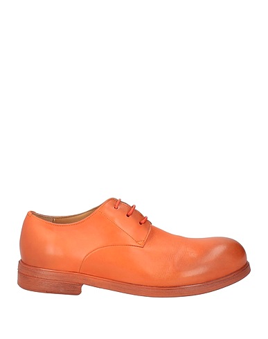 MARSÈLL Laced shoes Rust Calfskin