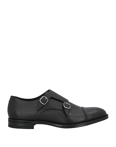 DOUCAL'S Loafers NERO Leather
