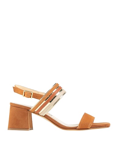 CINZIA SOFT Sandals Tan Leather