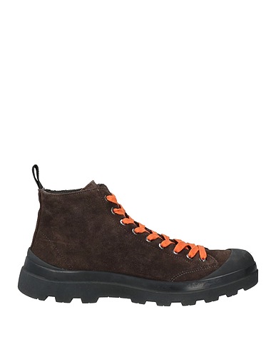 PANCHIC Ankle boot Dark brown Leather, Rubber