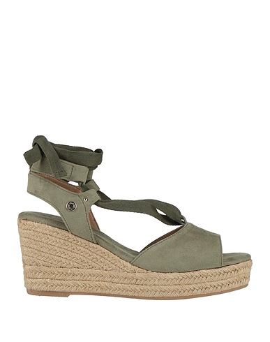 REFRESH Espadrilles Vert sauge Fibres textiles
