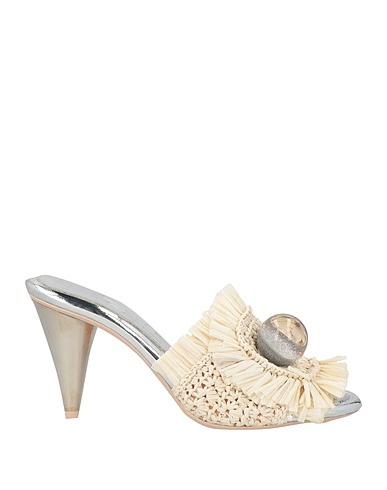 RAS Sandals Off white Textile fibers