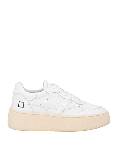 D.A.T.E. Sneakers White Calfskin