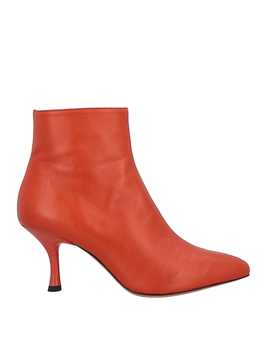 ERNESTO ESPOSITO Полусапоги и высокие ботинки Ржаво-коричневый Кожа