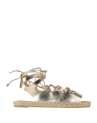 CASTAÑER Espadrilles ANCIENT GREEK SANDALS X CASTAÑER Platinum Leather