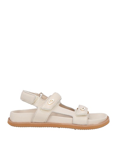ALBERTO GUARDIANI Sandales Blanc cassé Cuir