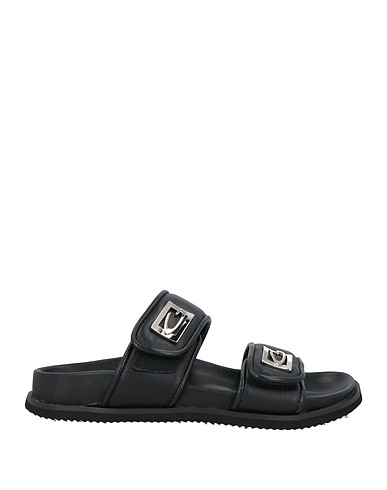 ALBERTO GUARDIANI Sandals Black Leather