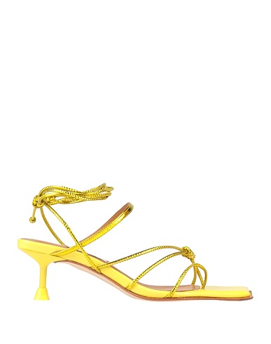 MIISTA Flip flops Yellow Leather
