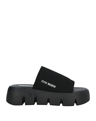 STEVE MADDEN サンダル ブラック 紡績繊維