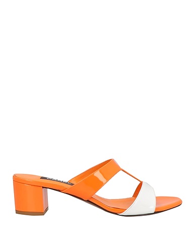 CAREL Paris Sandals Orange Leather
