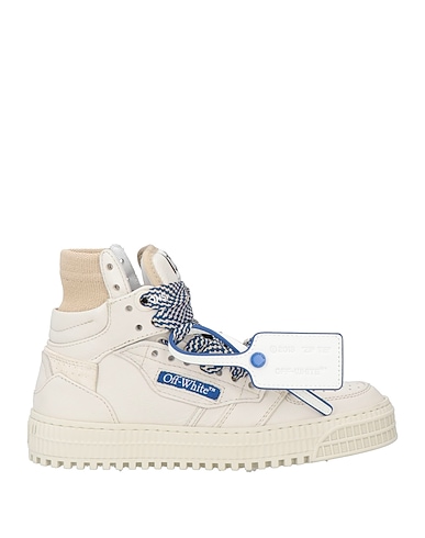 OFF-WHITE™ Sneakers Light grey Calfskin, Textile fibres
