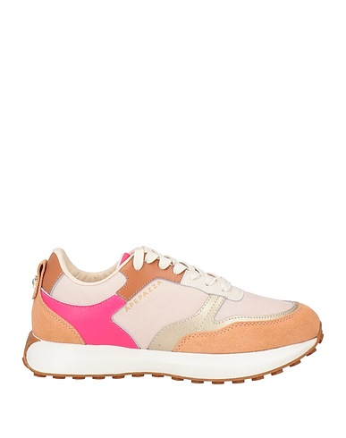 APEPAZZA Sneakers Beige Leather, Textile fibers, Rubber