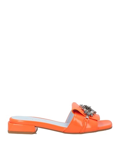 LORENZO MARI Sandalen Orange Gewebefasern