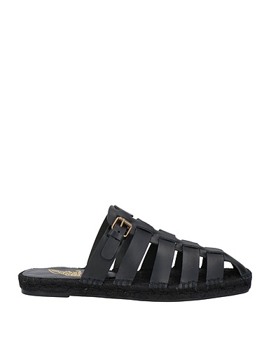 CASTAÑER Espadrilles ANCIENT GREEK SANDALS X CASTAÑER Black Leather
